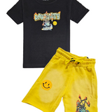 Kids Earth is Watching T-Shirt and Cotton Shorts Set