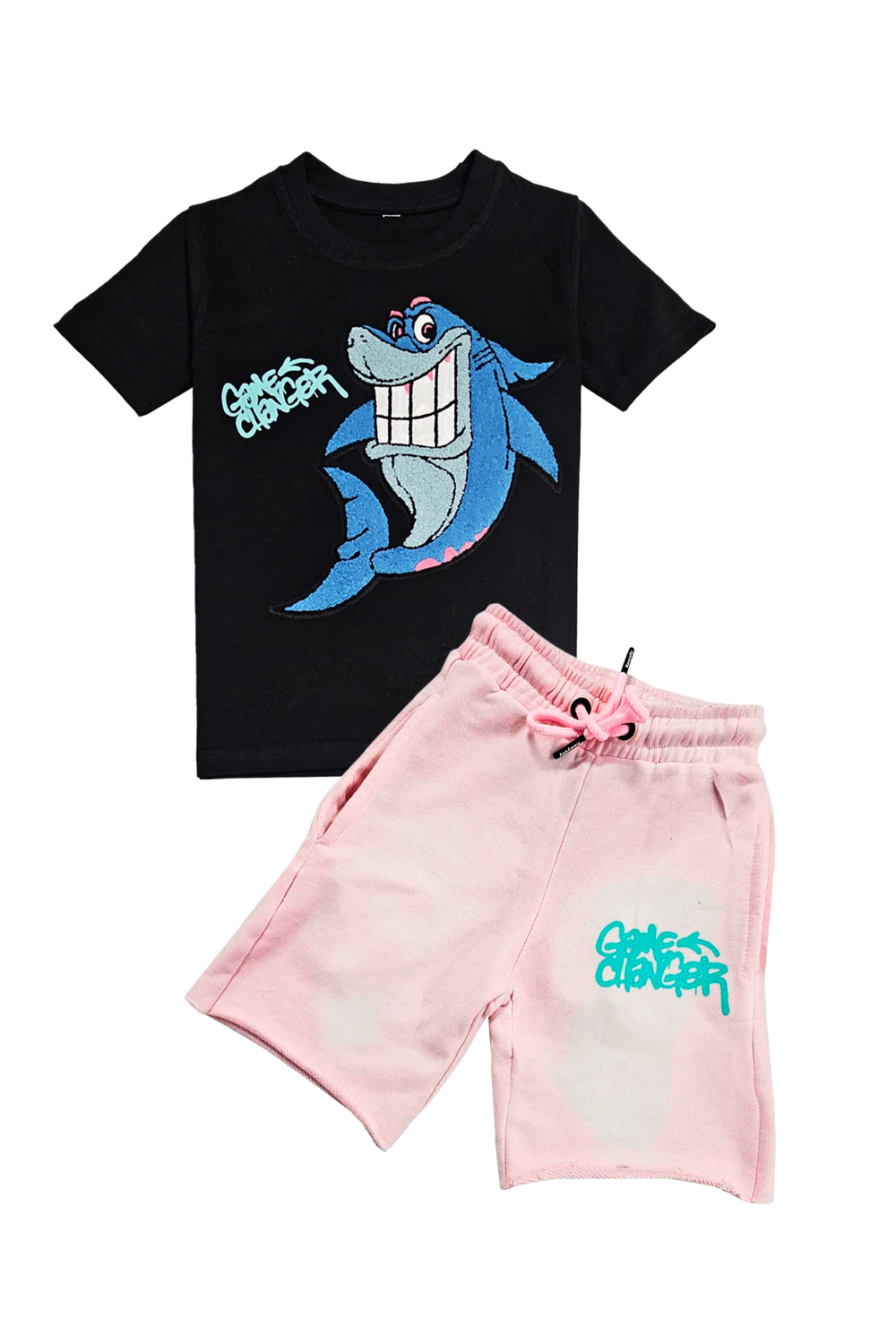 Kids Game Changer Chenille T-Shirt and Cotton Shorts Set