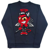 Men Baby Devil Chenille Long Sleeves Shirt - Rawyalty Clothing