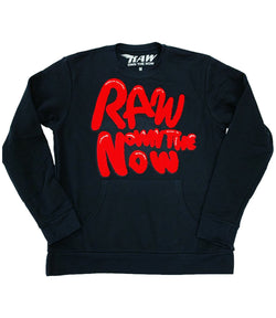 RAW Bubble Chenille Long Sleeves - Black - Rawyalty Clothing