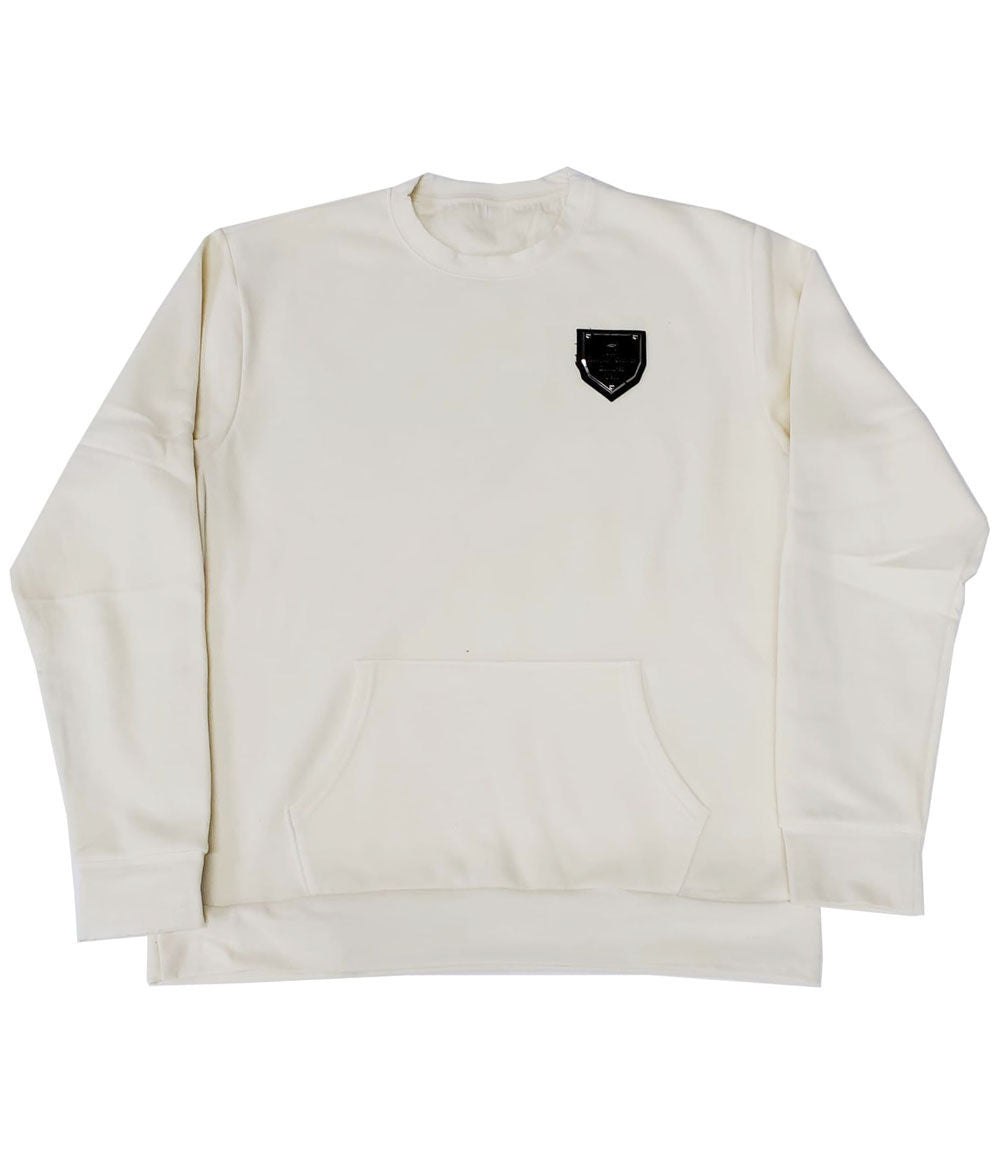 Men HATA Skull Hand Made Sequin Long Sleeves - Cream - Rawyalty Clothing
