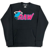 Men RAW Heat Chenille Long Sleeves - Black - Rawyalty Clothing