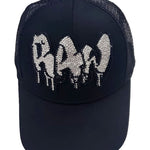 Men RAW Drip Silver Bling Hat - Rawyalty Clothing