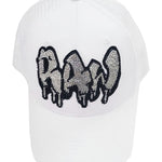 Men RAW Drip Silver Bling Hat - Rawyalty Clothing