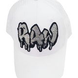 Men RAW Drip Silver Bling Hat - Rawyalty Clothing