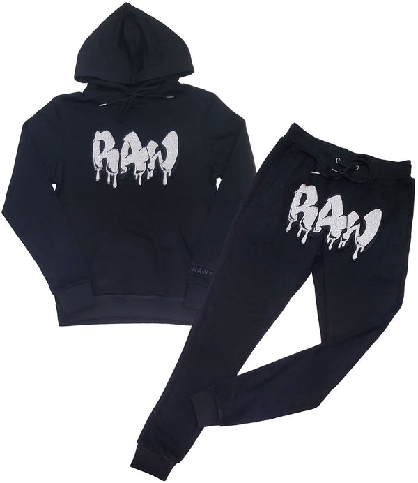 RAW Drip Silver Bling Hoodie and Jogger Set - Rawyalty Clothing