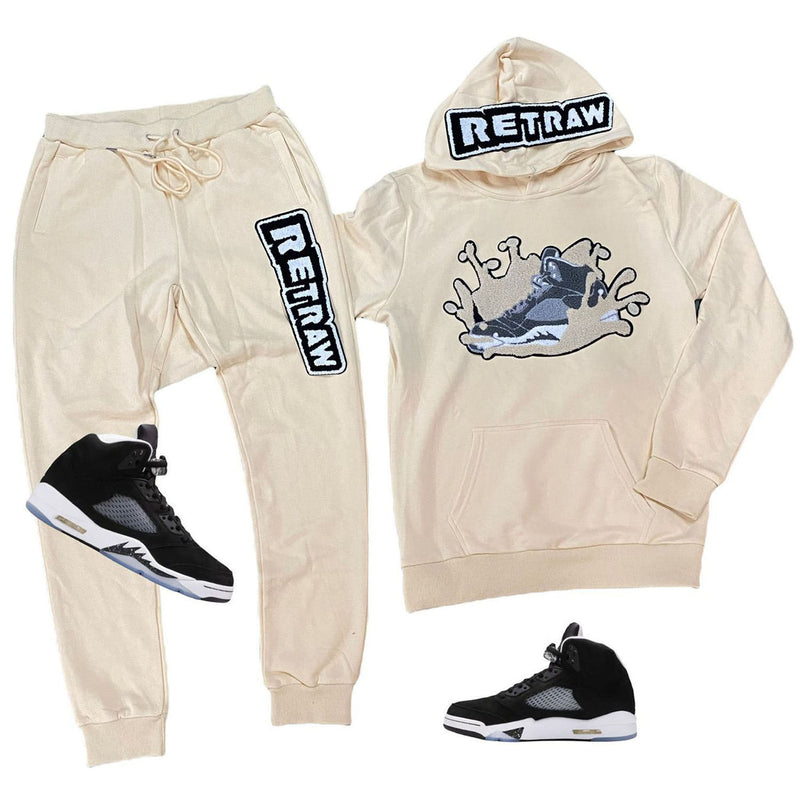 Men RETRAW Chenille Hoodie and Joggers Set - Rawyalty Clothing