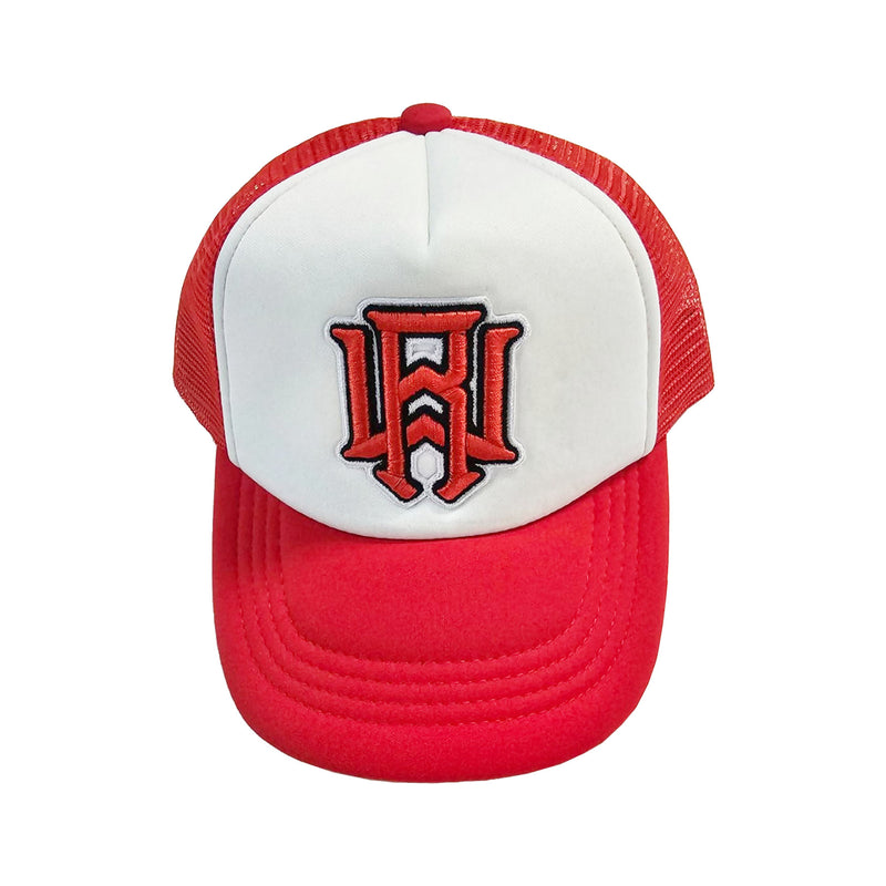 Kids 3D Stitch Logo Red Embroidery Hat - Rawyalty Clothing