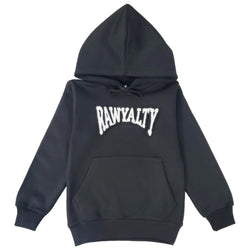 Kids Rawyalty White Chenille Hoodie - Rawyalty Clothing