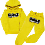 Kids RAW Drip Black Chenille Hoodie and Jogger Set - Rawyalty Clothing