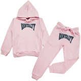 Kids Rawyalty Grey Chenille Hoodie and Jogger Set - Rawyalty Clothing