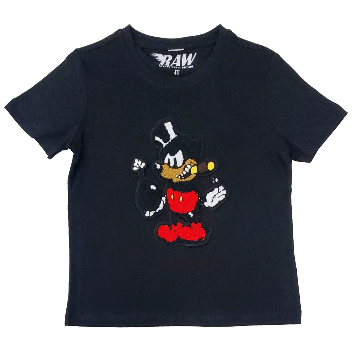 Kids Bomb Chenille Crew Neck T-Shirt - Rawyalty Clothing