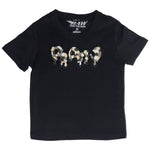 Kids RAW Drip Camo Grey Chenille Crew Neck T-Shirt - Rawyalty Clothing