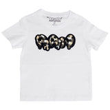 Kids RAW Drip Camo Grey Chenille Crew Neck T-Shirt - Rawyalty Clothing