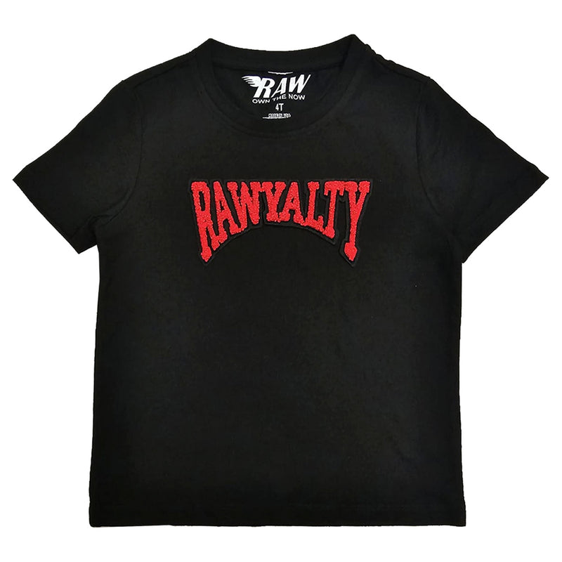 Kids Rawyalty Red Chenille T-Shirts - Rawyalty Clothing