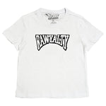 Kids Rawyalty White Chenille T-Shirts - Rawyalty Clothing