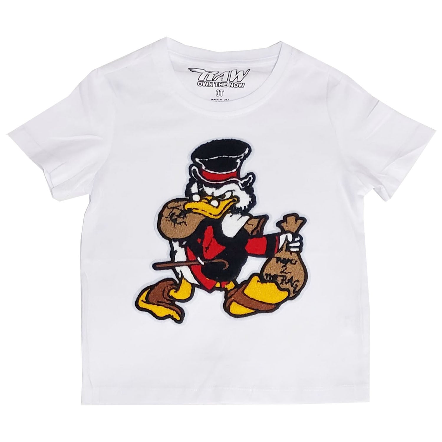Kids Secure The Bag Chenille Crew Neck - Rawyalty Clothing