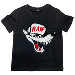 Kids Survive Chenille Crew Neck - Black - Rawyalty Clothing