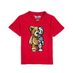 Kids Teddy Robot Chenille Crew Neck T-Shirts - Rawyalty Clothing