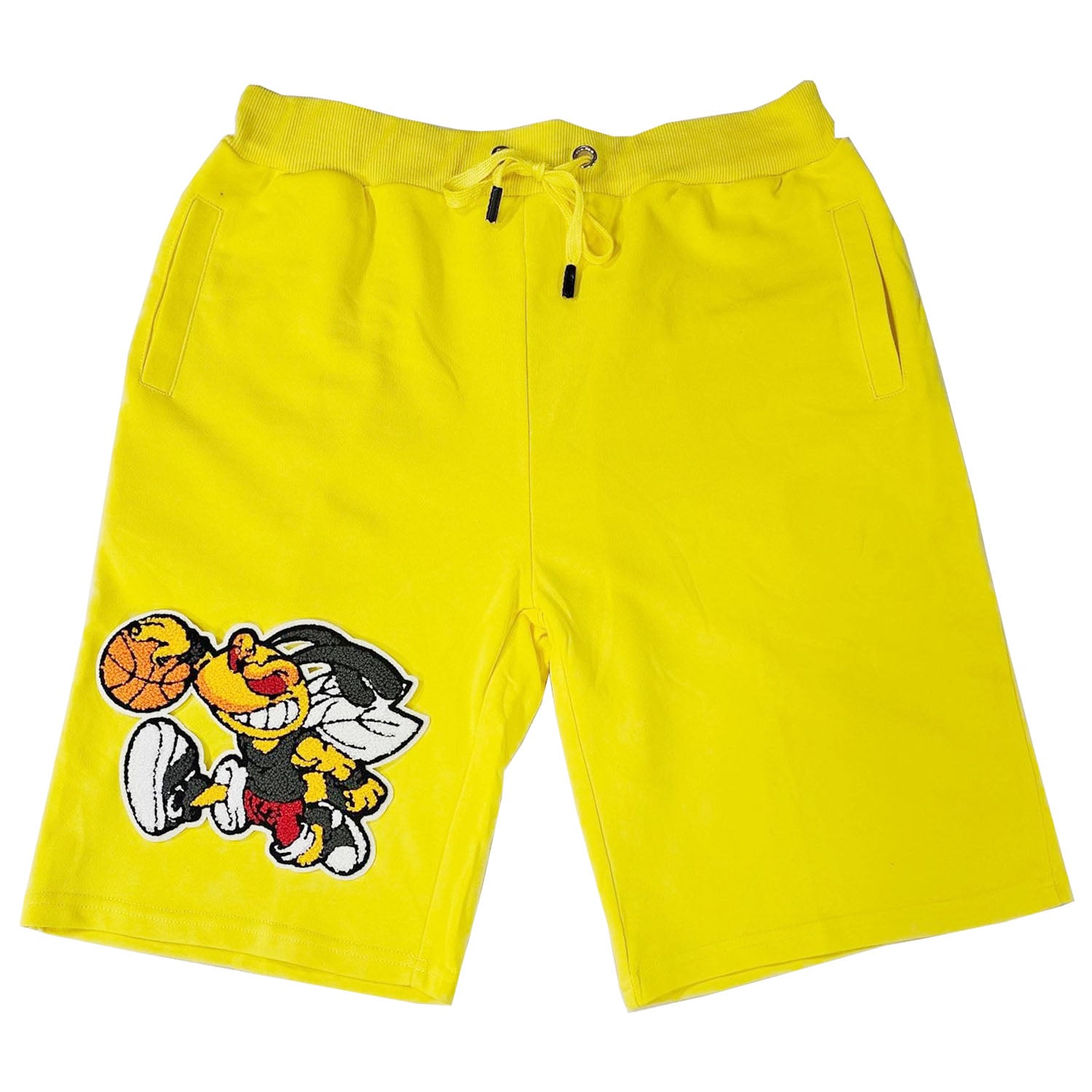 Men Rawballer Chenille Cotton Shorts - Rawyalty Clothing