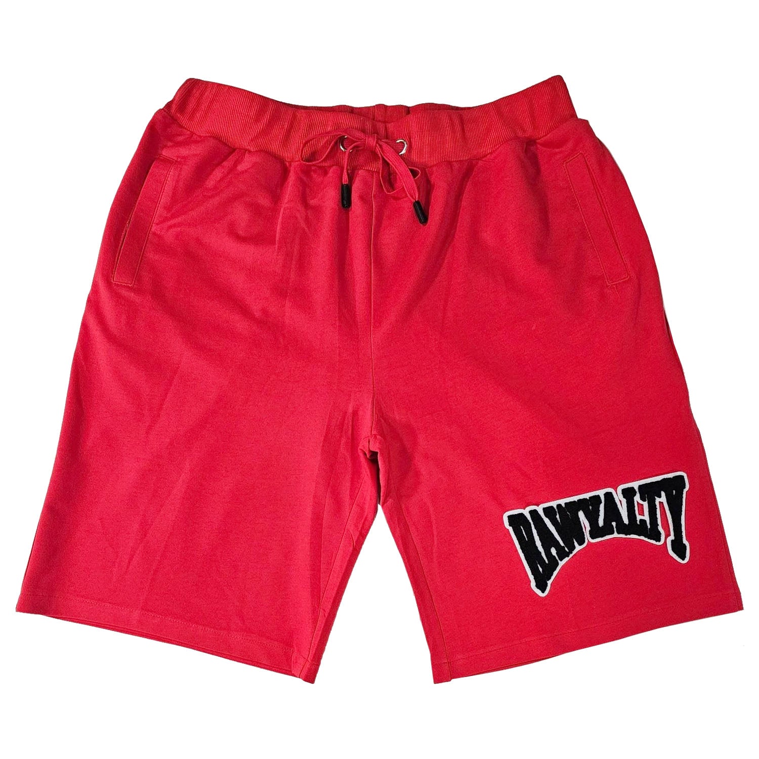 Men Rawyalty Black Chenille Cotton Shorts - Rawyalty Clothing