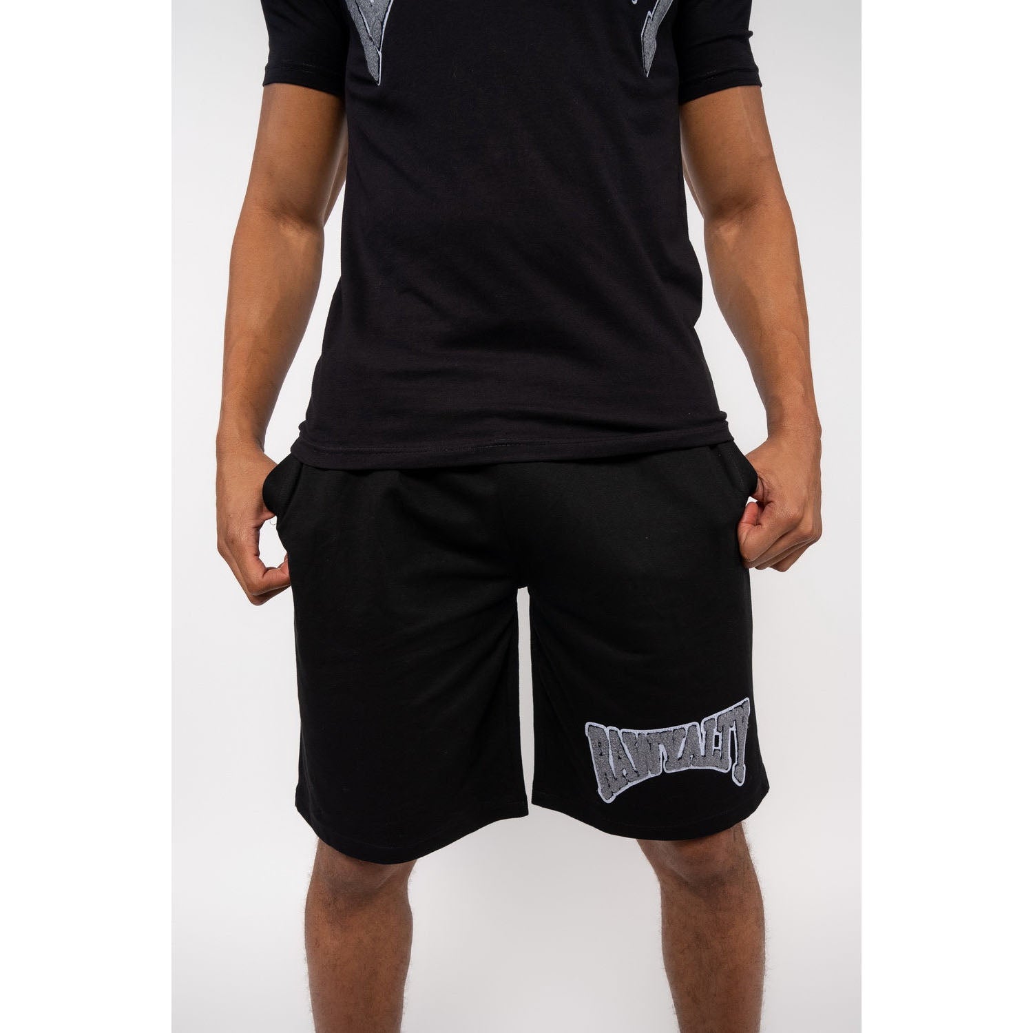 Men Rawyalty Grey Chenille Cotton Shorts - Rawyalty Clothing