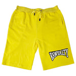 Men Rawyalty White Chenille Cotton Shorts - Rawyalty Clothing