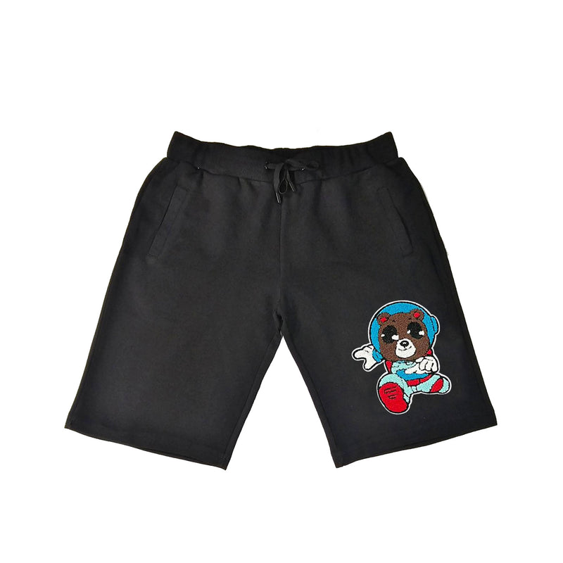 Men Space Teddy Chenille Cotton Shorts - Rawyalty Clothing