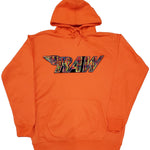 Men RAW Bel Air Chenille Hoodie - Neon Orange - Rawyalty Clothing
