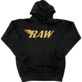 Men RAW Wing Gold Velvet Hoodie - Rawyalty Clothing