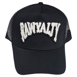 Men Rawyalty White Chenille Hat - Rawyalty Clothing