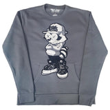 Men Cash Addicted Chenille Long Sleeve Shirts - Rawyalty Clothing