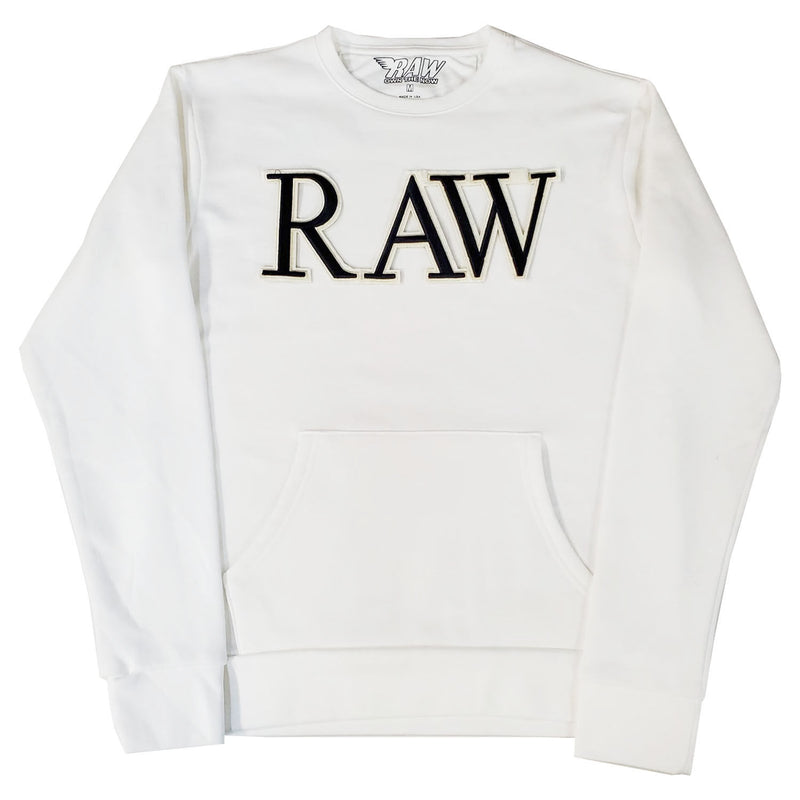 Men RAW 3D Black Chenille Long Sleeve Shirts - Rawyalty Clothing