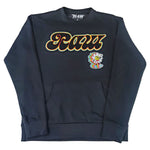 Men RAW Retro Flower Chenille Long Sleeve Shirts - Rawyalty Clothing