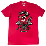 Men Baby Devil Chenille Crew Neck T-Shirt - Rawyalty Clothing