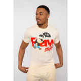 Men RAW Bulldog Silicone Crew Neck T-Shirts - Rawyalty Clothing