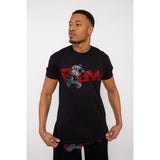 Men RAW Bulldog Bling Crew Neck T-Shirts - Rawyalty Clothing