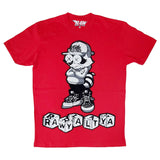 Men Cash Addicted Chenille Crew Neck T-Shirts - Rawyalty Clothing