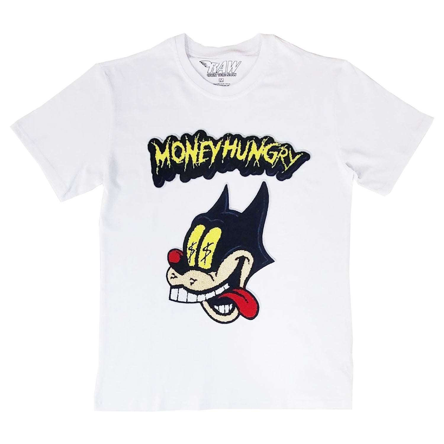 Men Cash Chenille Crew Neck T-Shirts - Rawyalty Clothing