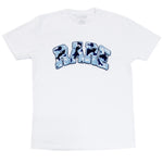 Men RARE Camo Blue Chenille Crew Neck T-Shirt - Rawyalty Clothing