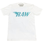 RAW Aqua Bling Crew Neck - Rawyalty Clothing