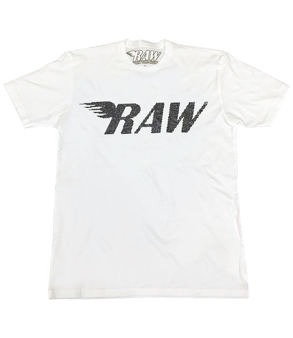 RAW Black Bling Crew Neck - Rawyalty Clothing