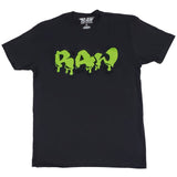 Men RAW Drip Lime Green Chenille Crew Neck - Black - Rawyalty Clothing
