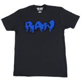 Men RAW Drip Royal Chenille Crew Neck - Black - Rawyalty Clothing