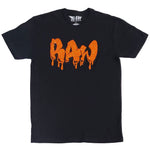 Men RAW Drip Orange Bling Crew Neck - Rawyalty Clothing