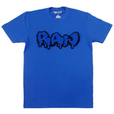 Men RAW Drip Royal Chenille Crew Neck - Royal - Rawyalty Clothing