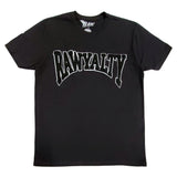 Men Rawyalty Black Chenille Crew Neck T-Shirts - Rawyalty Clothing