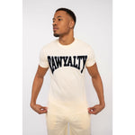 Men Rawyalty Black Chenille Crew Neck T-Shirts - Rawyalty Clothing