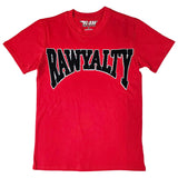 Men Rawyalty Black Chenille Crew Neck T-Shirts - Rawyalty Clothing