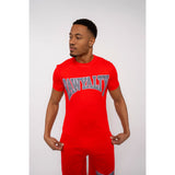 Men Rawyalty Grey Chenille Crew Neck T-Shirts - Rawyalty Clothing